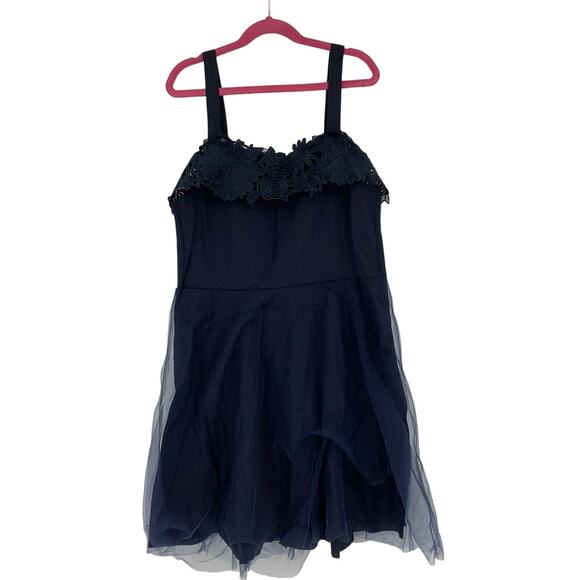 shoulder navy bardot lace dress